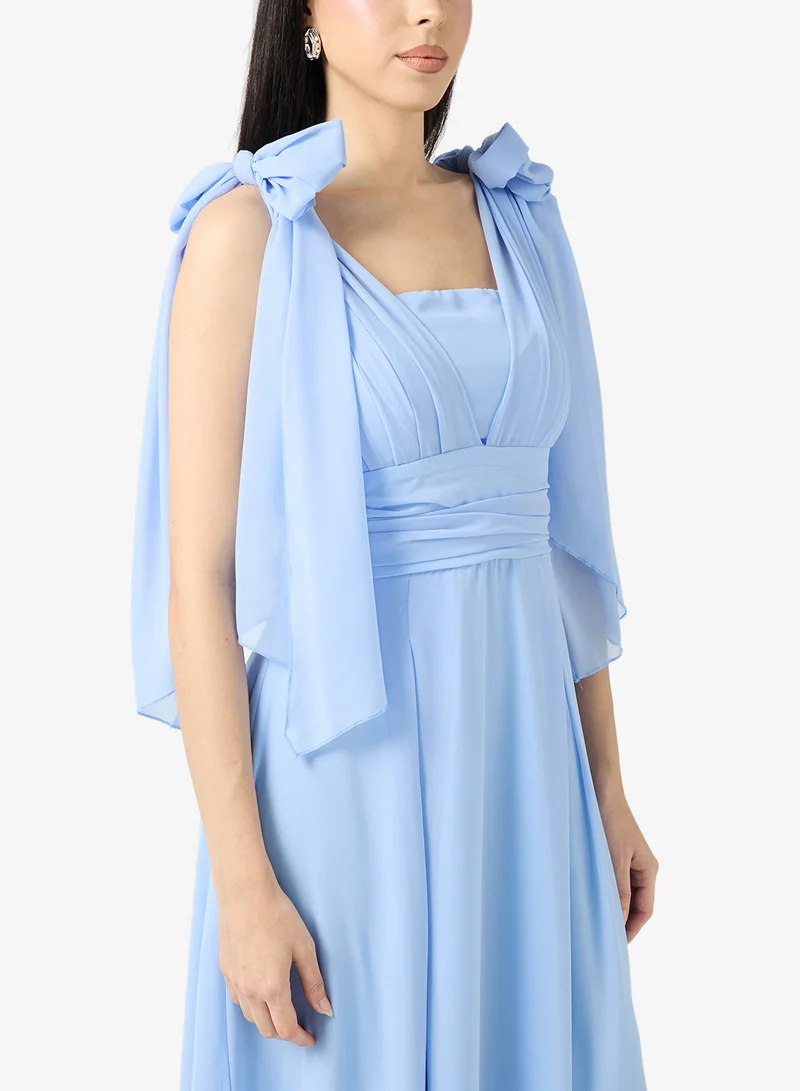 ELLA  Bridemaids Dress With Side Tie Up for Women | Best Price UAE